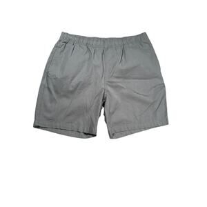 Free Fly Shorts Mens Size XL Elastic Waist 6" Inseam Grey Pull On Casual
